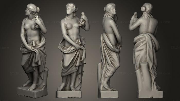 Statues antique and historical (stone woman, STKA_1018) 3D models for cnc